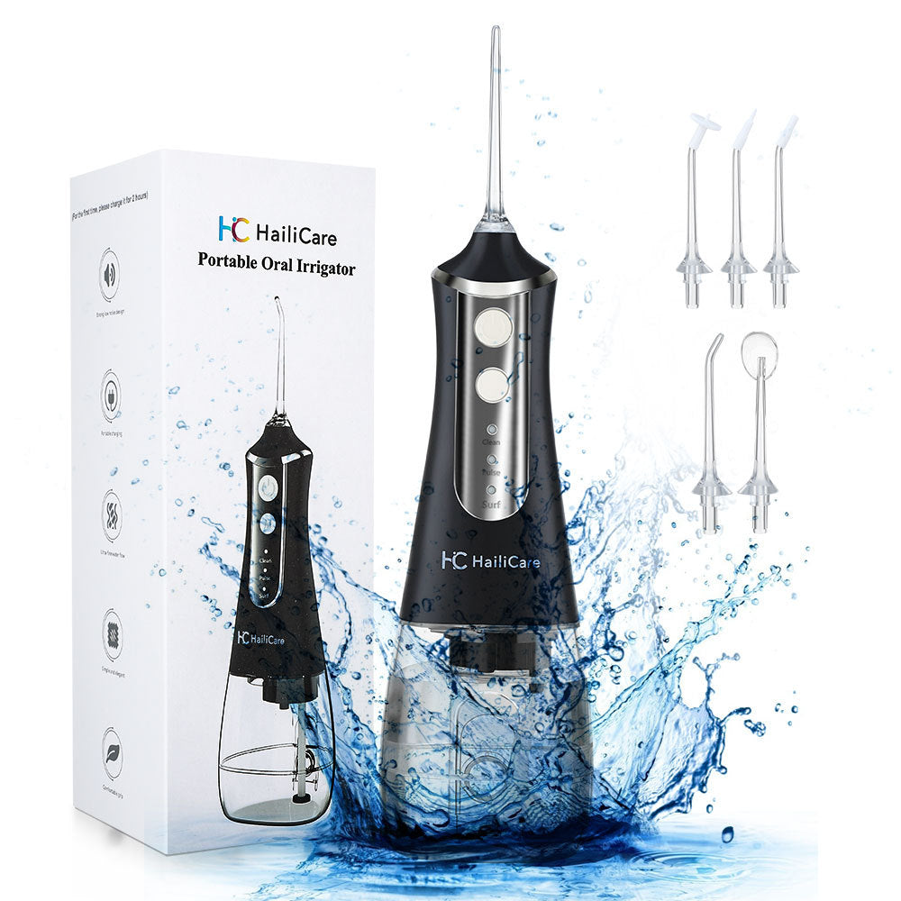 3-Speed Tooth Rinser Electric Oral Tooth Cleaning Device Water Floss Household Portable Tooth Cleaner Tooth Cleaning Device - Korvel