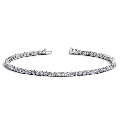 Lab Grown Diamond Tennis Bracelet in 14k White Gold