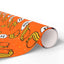 Papier Cadeau Parodique Styled for Success - Blonde Whoosh & Étoiles Dorées