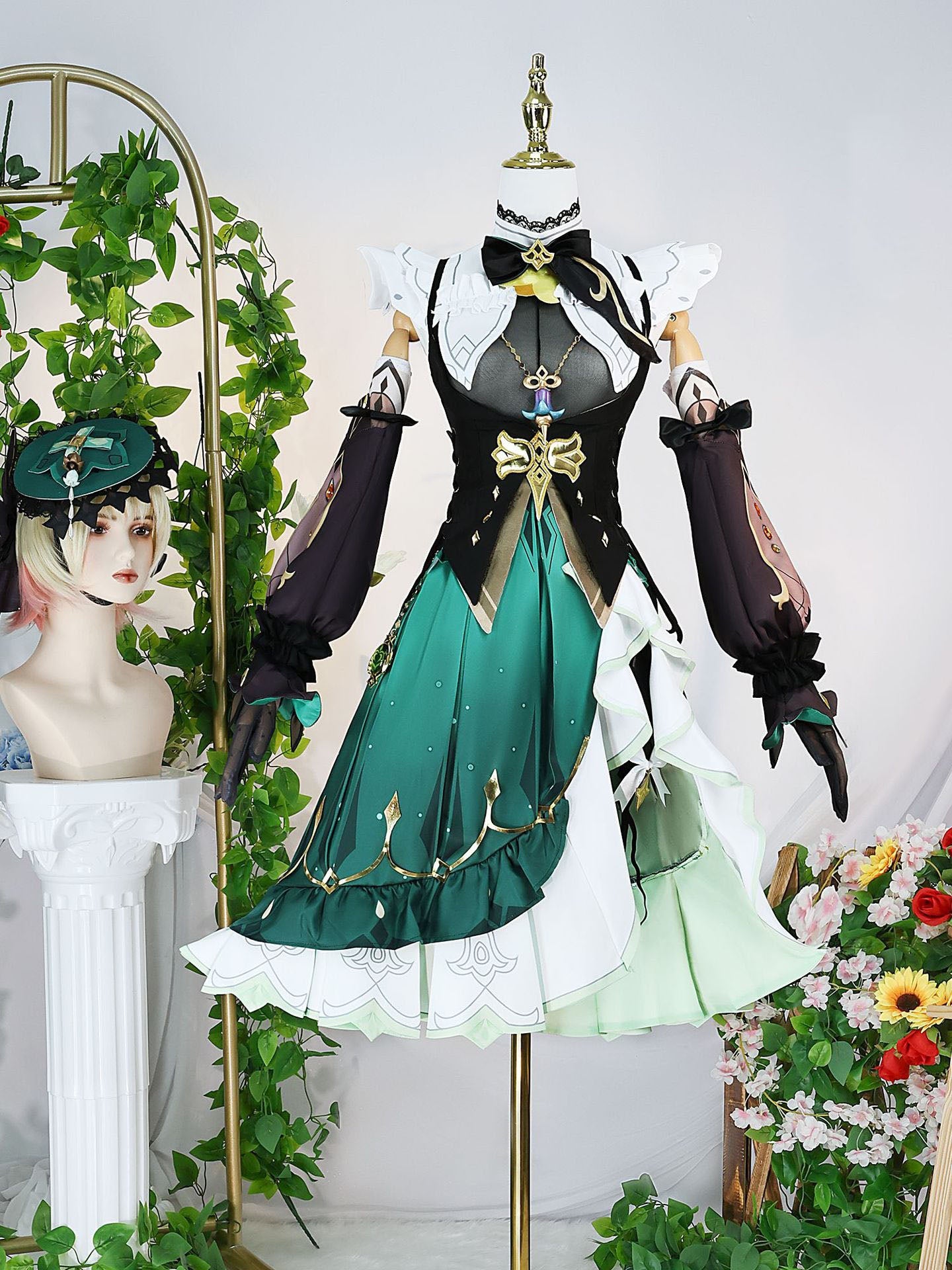 Genshin Impact cos costume perfumer Amelia cosplay costume matching shoes - Korvel