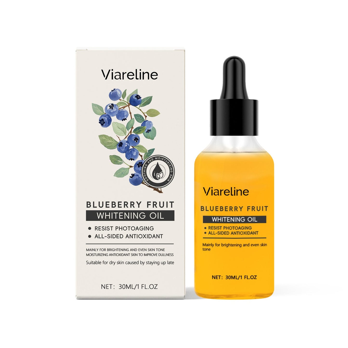 Blueberry Essence Oil for Brightening and Hydration