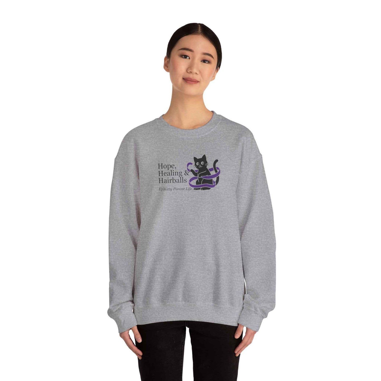 Sudadera Epikitty Parent Life de Esperanza, Sanación y Bolitas de Pelo