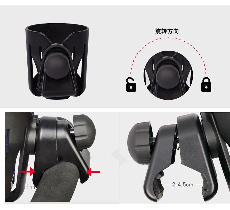Porte-gobelet Premium pour Poussette Bébé pour Plus de Commodité