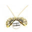 Collar de Letras Dobles Girasol