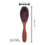 Brosse à cheveux Dural - Bois de poirier huilé avec poils de sanglier
