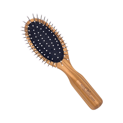 Dural Olive Wood Hair Brush with Rubber Cushion and Steel Pins