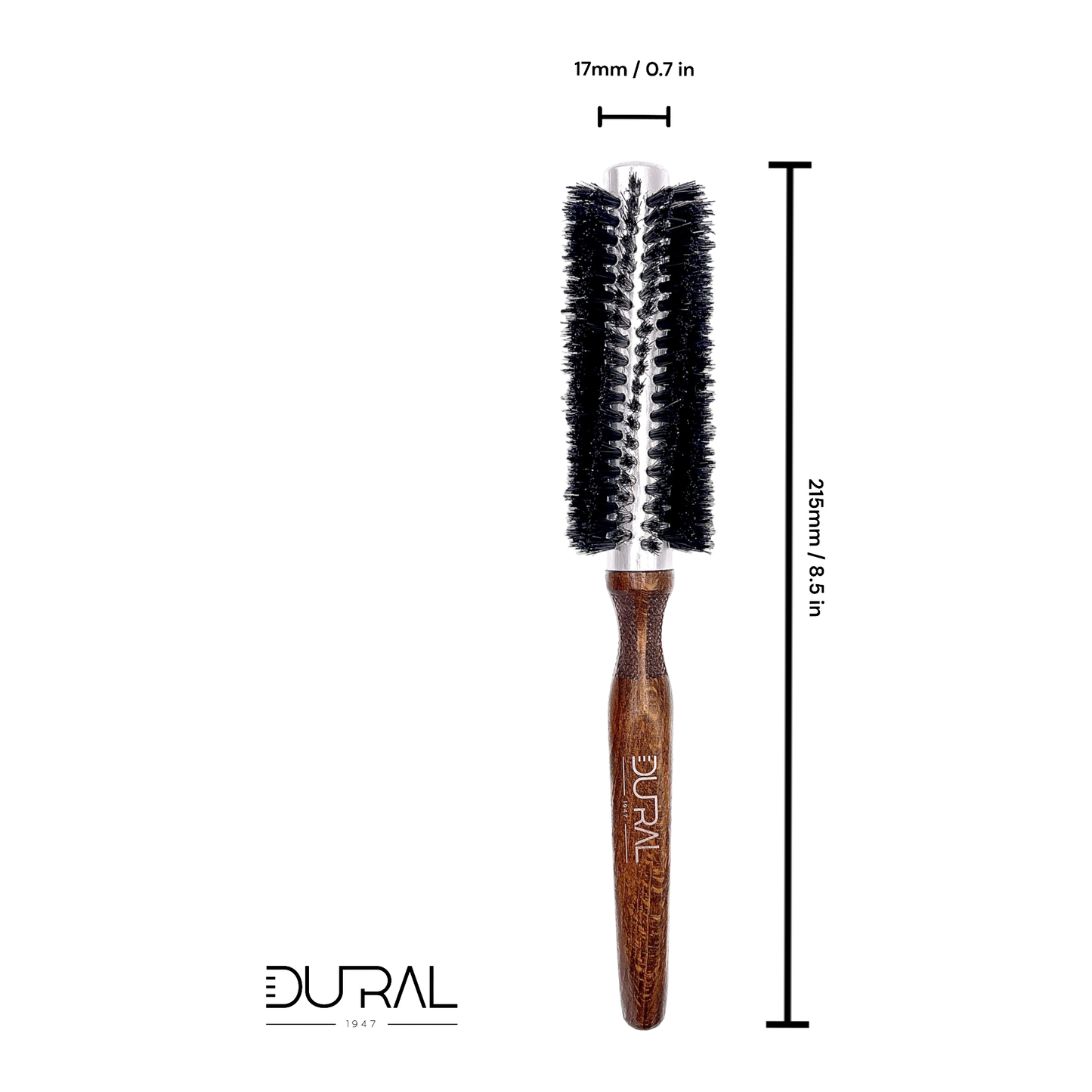 Brosse à cheveux Dural 12 rangées avec poils de sanglier