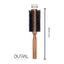 Brosse à cheveux ronde Dural avec 14 rangées de poils de sanglier