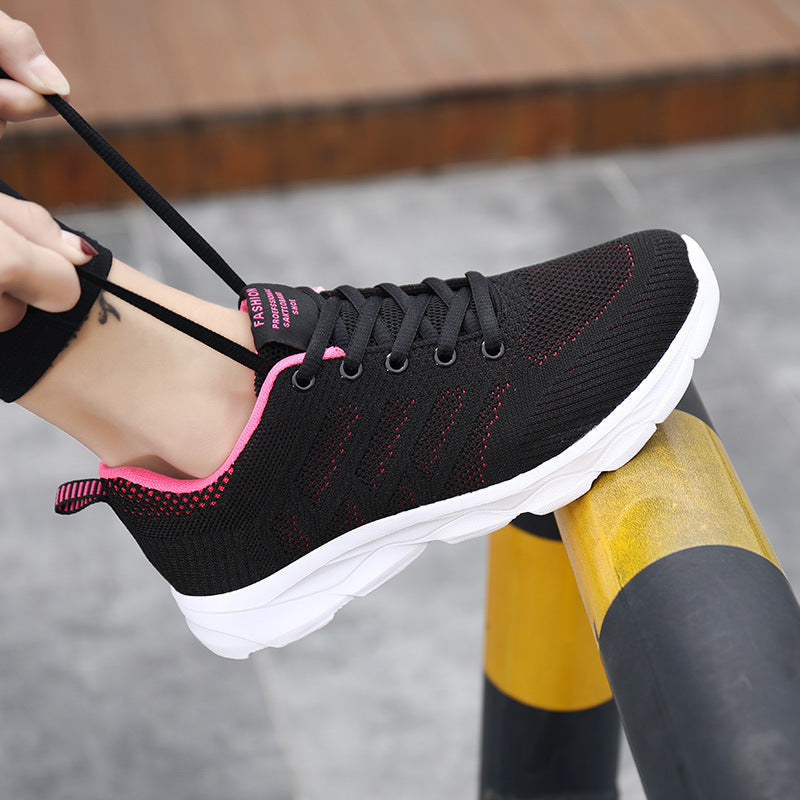 Baskets de course respirantes en mesh pour femmes