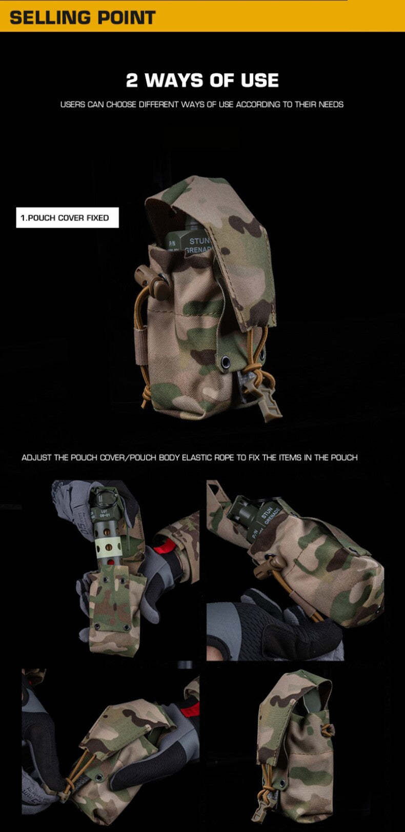 Multifunctional Camouflage Tactical Bag - Korvel