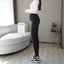 Pregnant Women's Pants Leggings Large Adjustable Barbie Pants High Elastic High Waist Outer Wear - Korvel