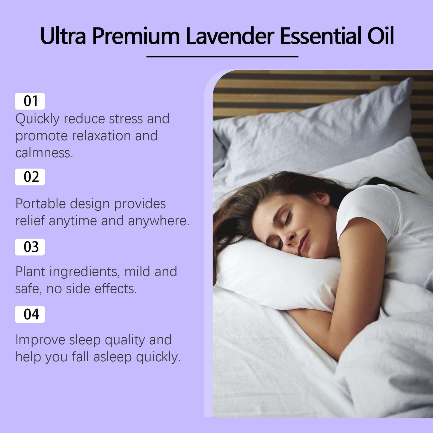 Lavender Sleep Essential Oil for Relaxation and Comfort