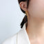 Titanium Steel Chain Shape Earrings - Korvel
