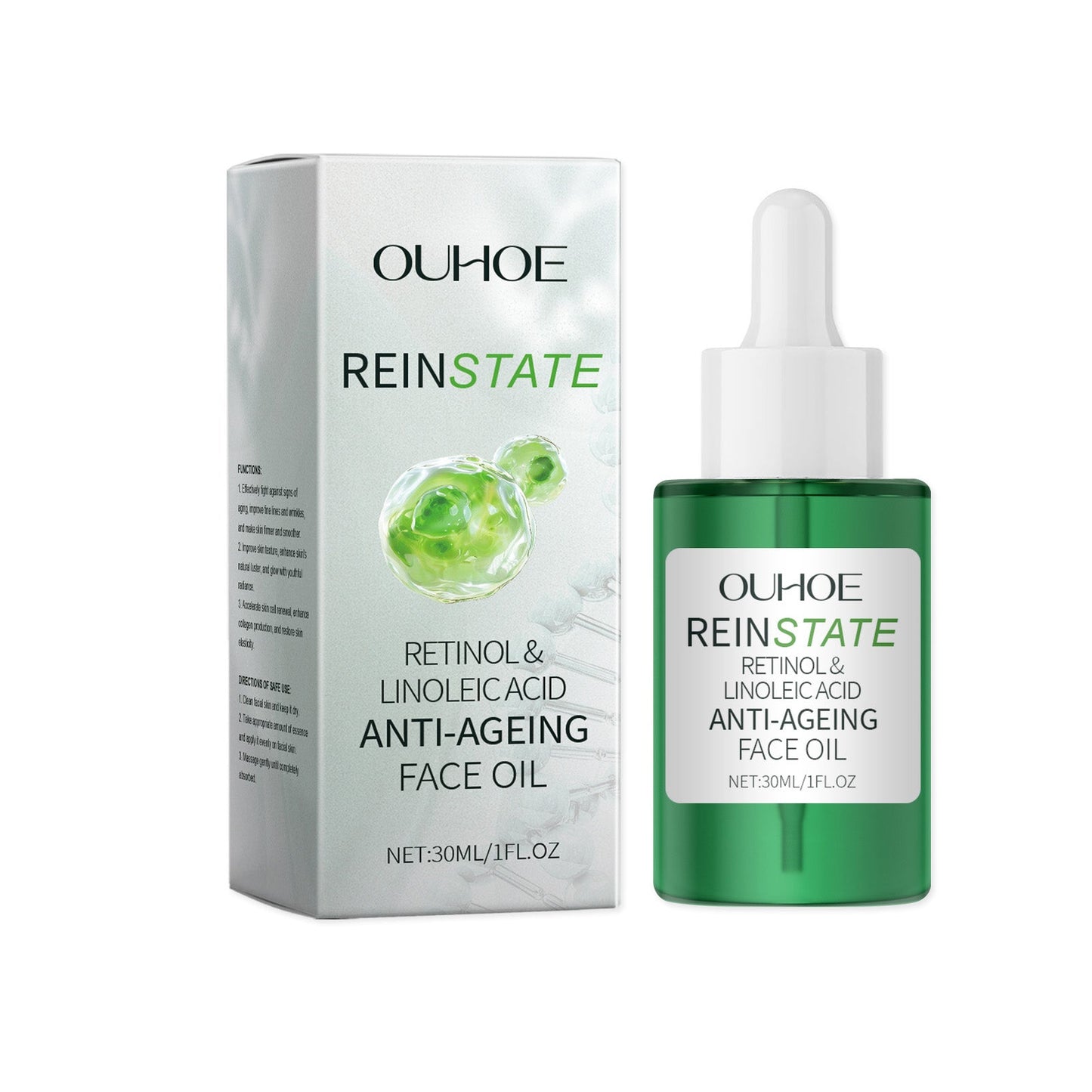 Retinol Essence Oil, Repair Facial Acne Skin Nourishing Elastic Hydrating Moisturizing Skin Care Essence - Korvel
