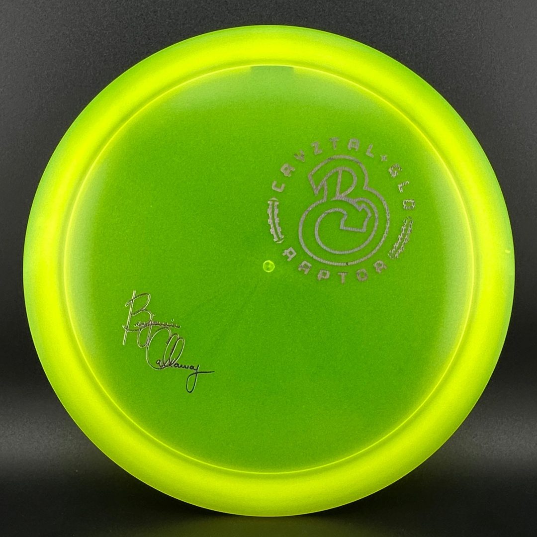 CryZtal Glo Raptor - Disco de Golf de Primera Calidad