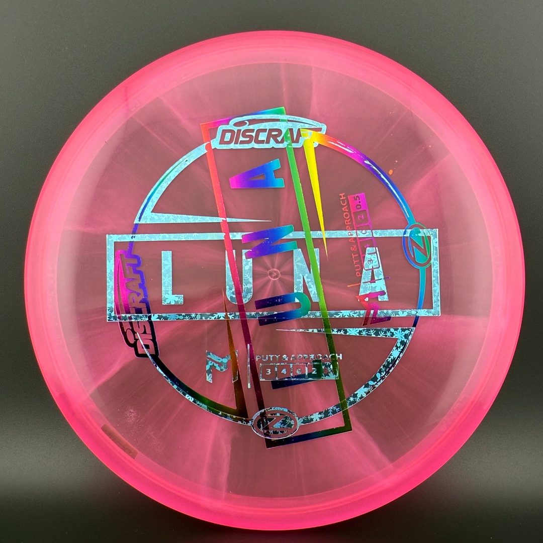 Z Swirl Luna - Stock Z Stamp - Misprint