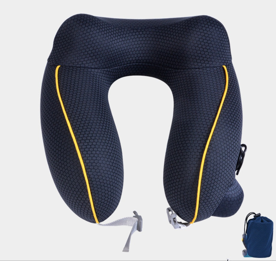 Inflatable U-Pillow Travel Pillow