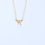 18K Gold-Plated Bow Necklace - Korvel