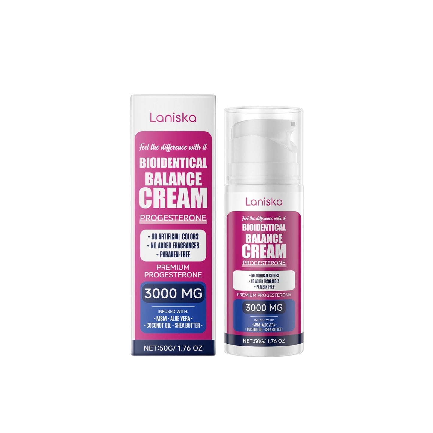 Women's Care Cream Balanced Moisturizing Comfort Gentle Nourishing Body Skin Daily Care Cream - Korvel