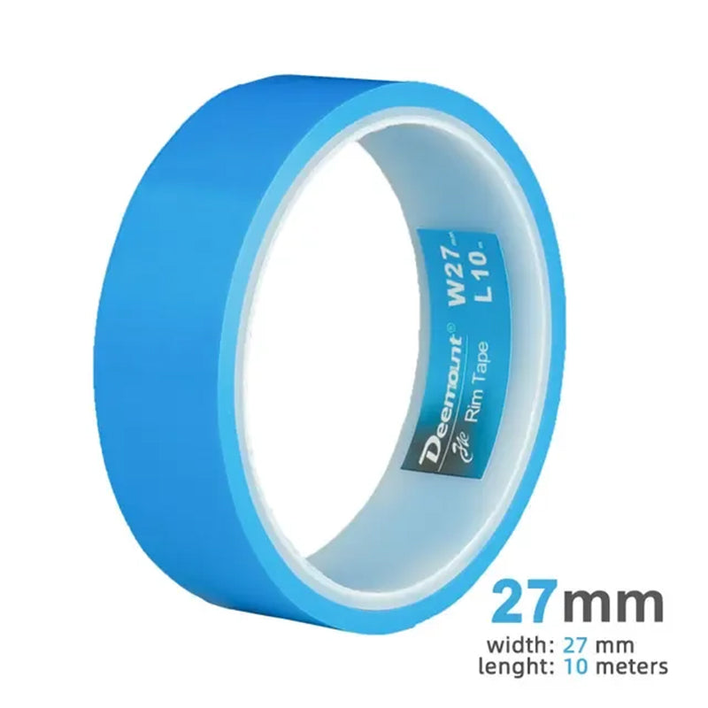 Tensilized Strapping Tape for Tubeless Bicycle Rims, 9.14m long, widths of 23/25/27/29/32/34mm, good residue-holding. - Korvel