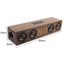 Home theater portable column Bluetooth Speaker Wireless wood speaker Alarm Clock Radio subwoofer Soundbar for TV speaker AUX USB - Korvel