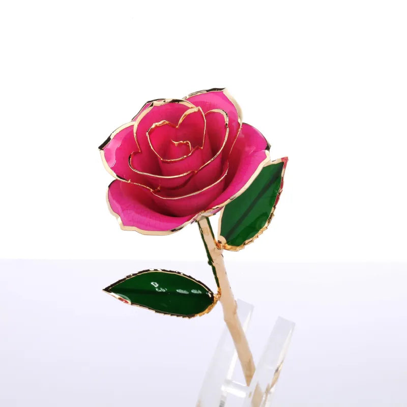 Elegant Gold-Plated 24K Rose