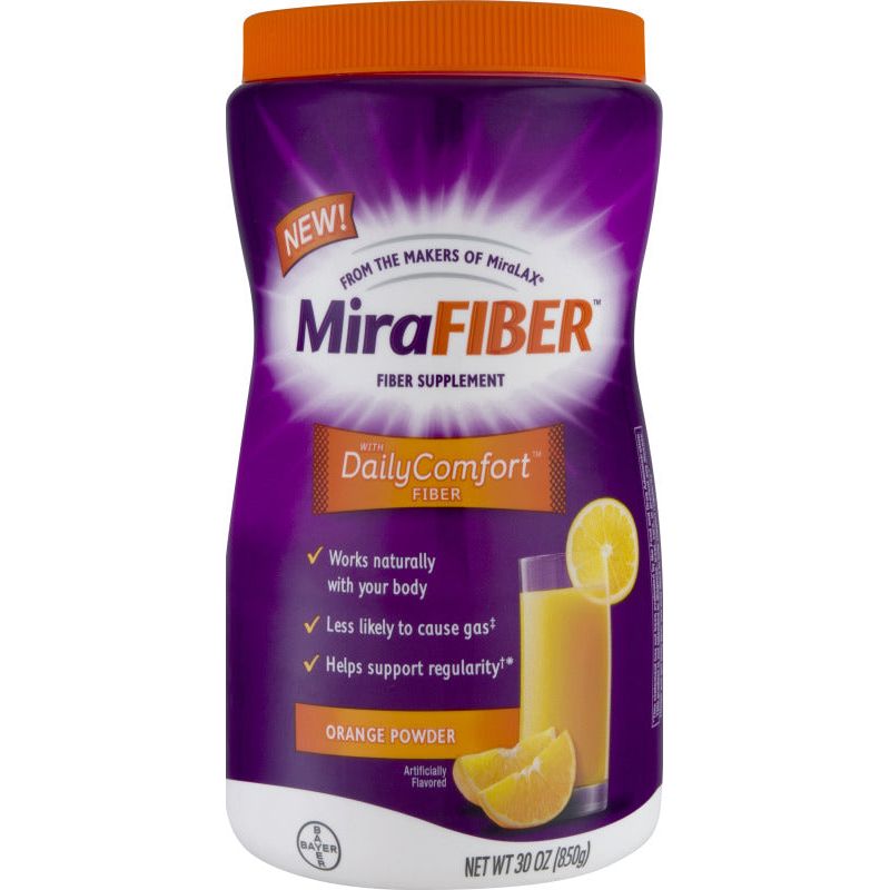 Suplemento en polvo de naranja MiraFiber Daily Comfort