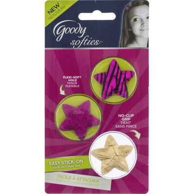 Goody Softies Velcro Barrette Star - 2 Count