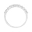 Bague en or blanc 10K avec diamant certifié IGI de 1/2 Cttw - Taille 7