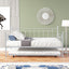 Light Grey Metal Double Bed with Trundle