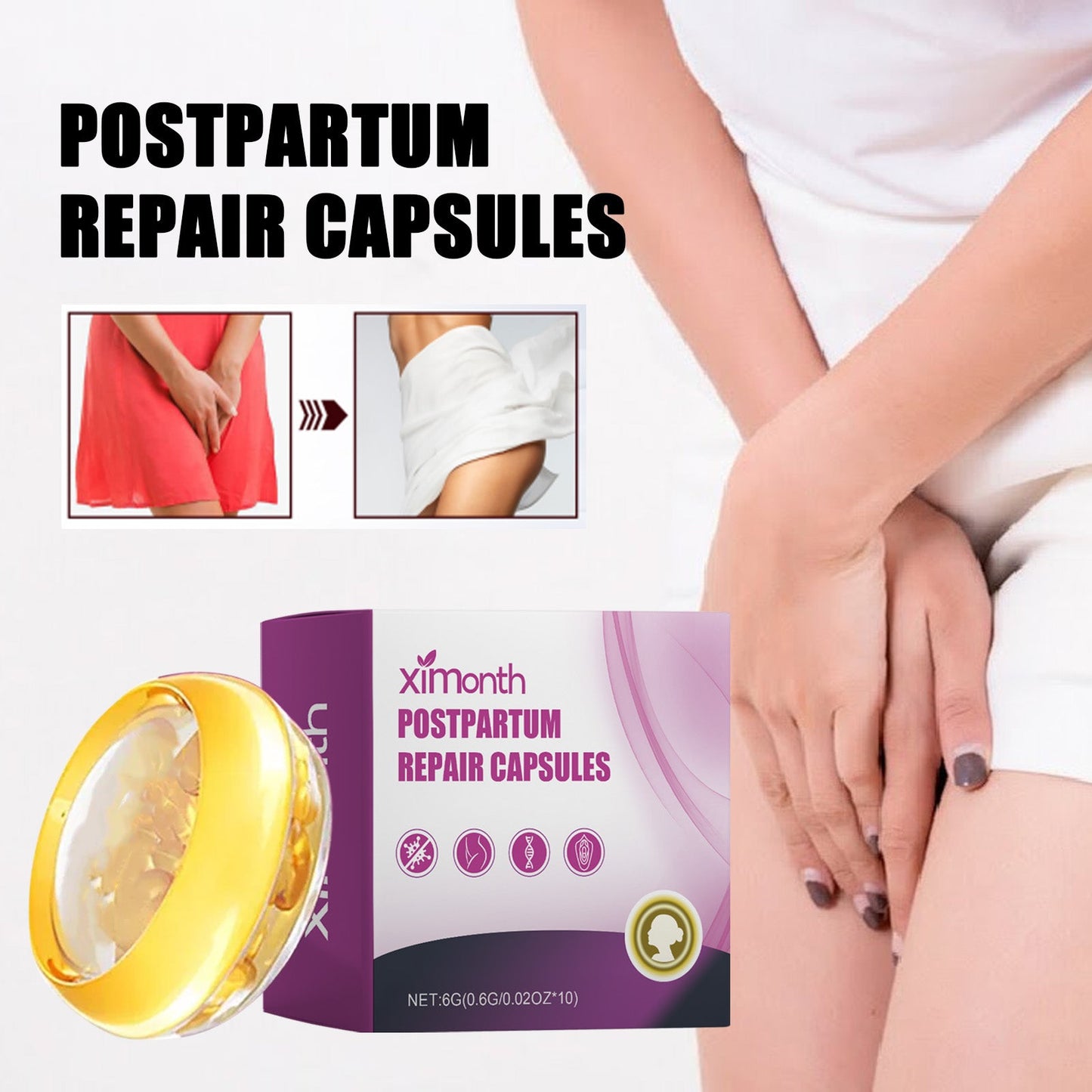 Cápsulas de Reparación Postparto para el Bienestar de la Mujer