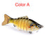 10cm Luya Bait Multi-Section Fish Plastic Hard Bait 15.5g Seven Sections Luya Bionic Bait Section Long Distance Cast Fake Bait Bait - Korvel