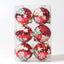Christmas ball hand drawn pattern Christmas tree pattern decoration plastic electroplated ball decoration - Korvel