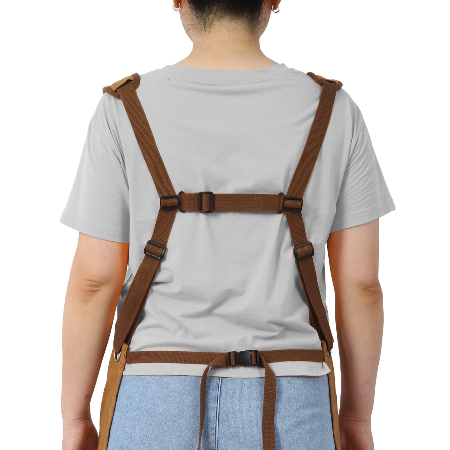 Premium Heavy-Duty Waxed Canvas Tool Apron