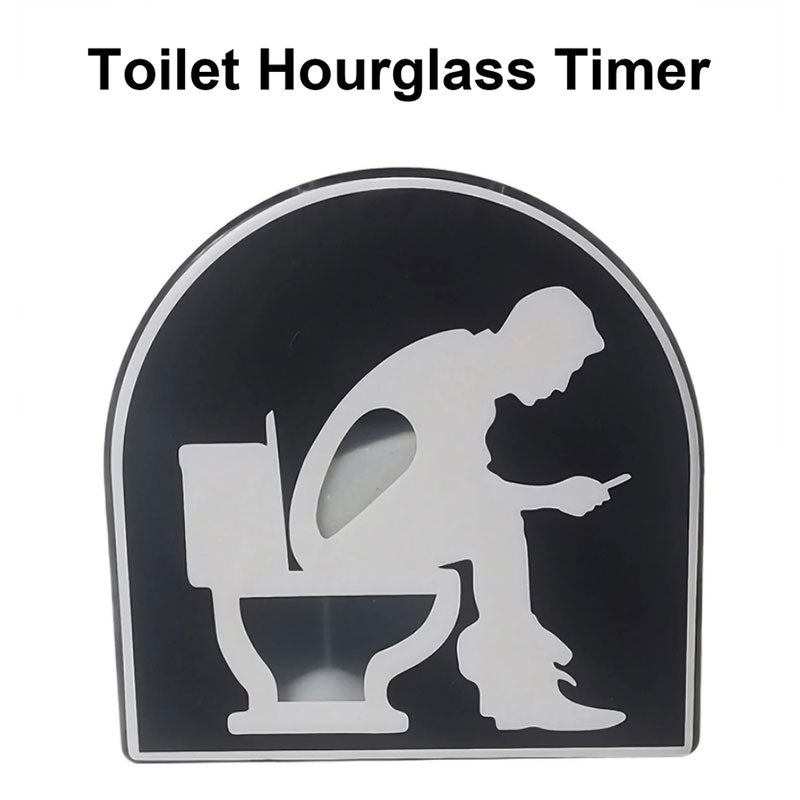 Time Out Stool Sand 5 Minute Restroom Clock Hourglass Valentine's Day Birthday Gift Creative Timers Kids Boyfriend Husband Gift - Korvel