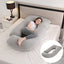 J-Shaped Pregnancy Pillow for Side Sleepers