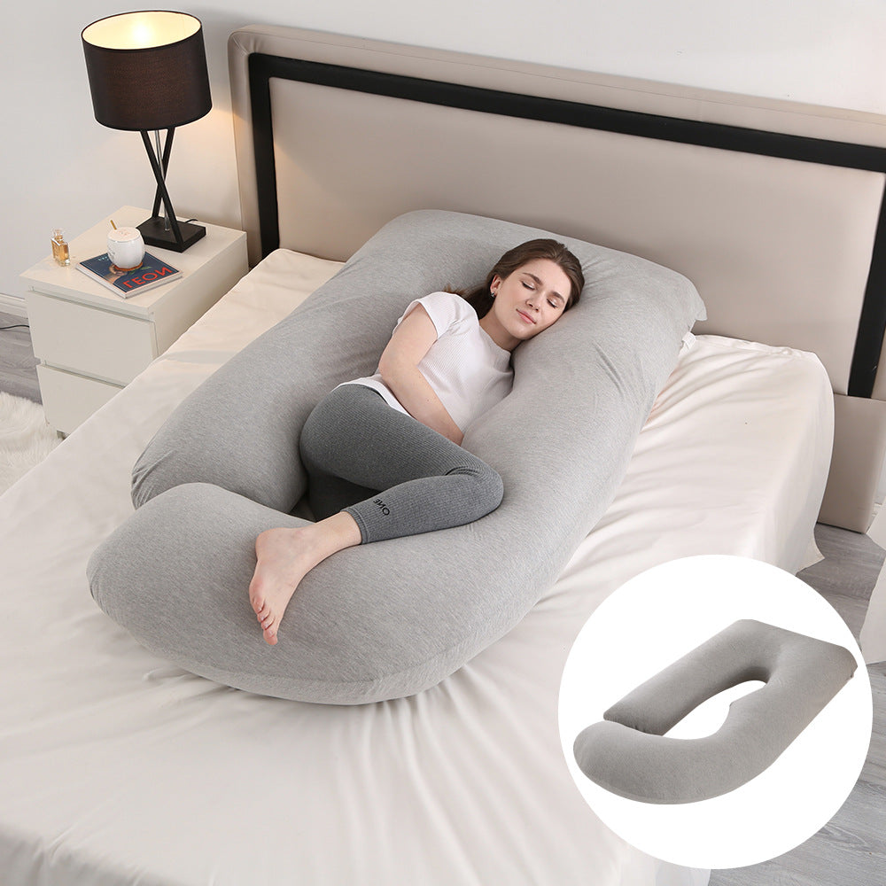 J-Shaped Pregnancy Pillow for Side Sleepers
