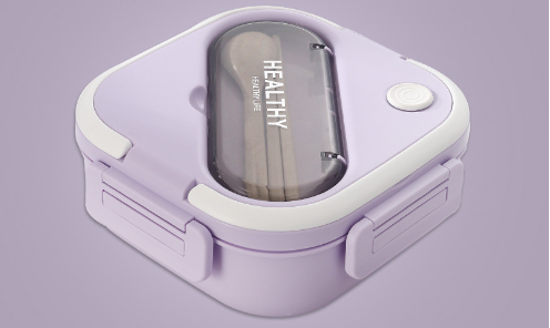 Japanese Style Sealed Square Compartment Lunch Box