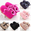 Newborn Baby Girl Boy Shoes Warm Snow Boots Toddler Infant Booties Prewalker Black White Pink - Korvel