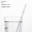 Eco-Friendly High Borosilicate Glass Straw - Customizable & Durable