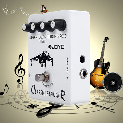 JOYO JF - 07 True Bypass Design Vintage Phase Guitar Effect Pedal with 4 Adjustable Knobs - Korvel