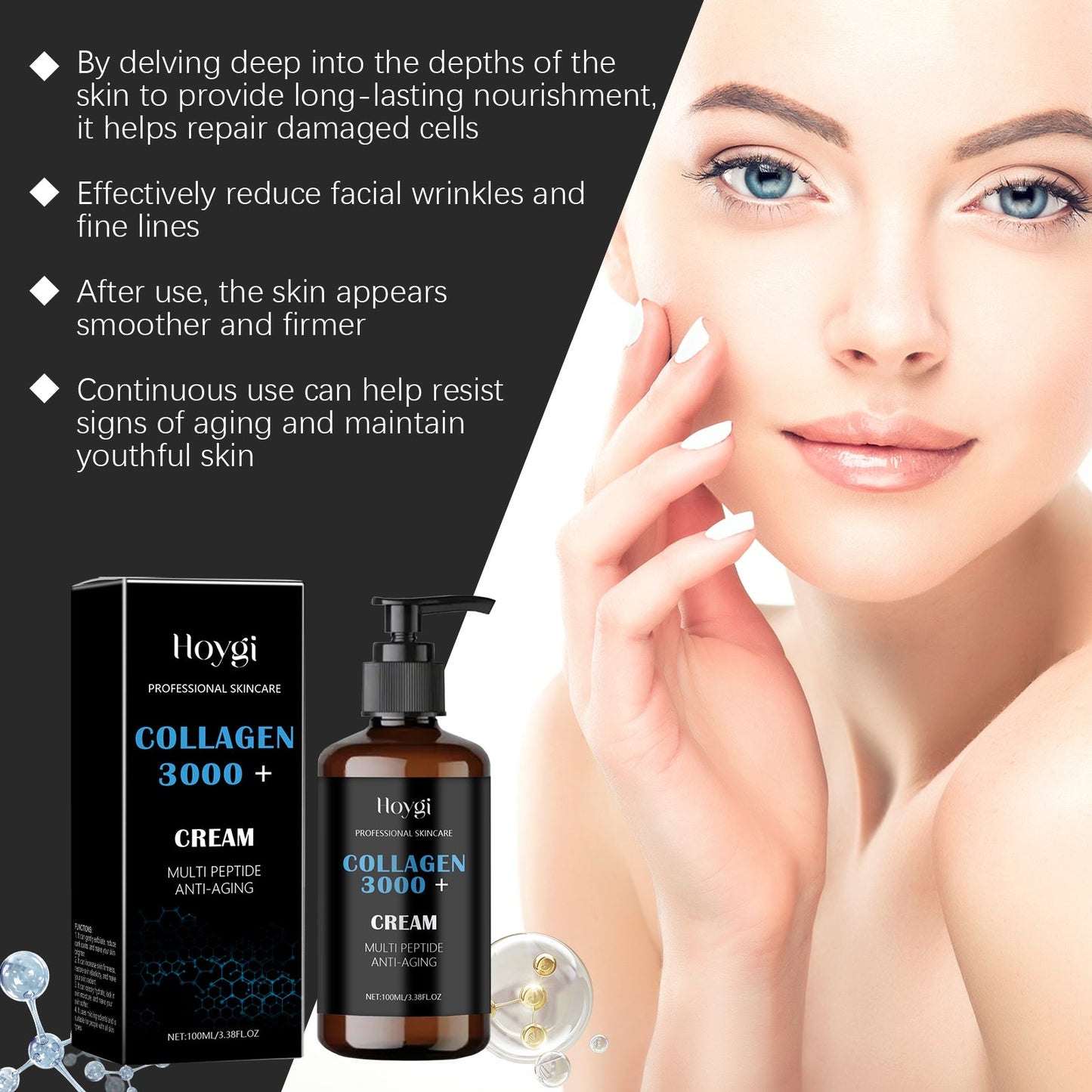 Care Cream Nourishes And Improves Facial Skin Hydrating, Smooth, Clear, Firming And Radiant Face Cream - Korvel