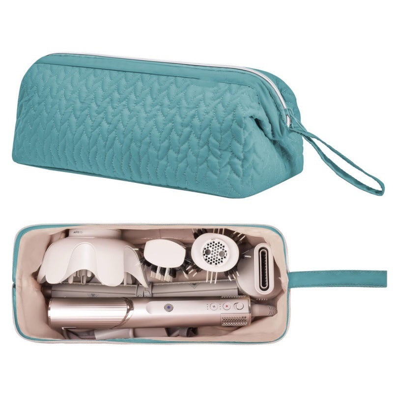 Beige Case for Dyson Airwrap & Revlon Tools: Travel Bag & Organizer. - Korvel