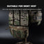 Tactical Hunting Vest with Drop Pouch for Outdoor Sports