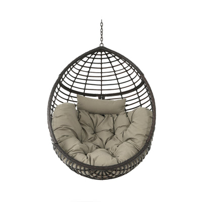 Premium Hanging Basket Chair - Brown - Stand Not Included