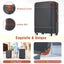 20 IN Luggage 1 Piece with TSA lock , Lightweight Suitcase Spinner Wheels,Carry on Vintage Luggage,Black - Korvel