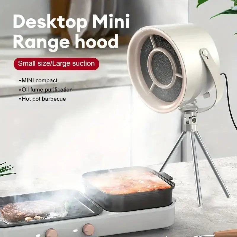 Portable USB Desktop Range Hood with Powerful Suction