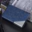 Itapkris Business ID Credit Card Holder For Women Men Fashion Brand Metal Aluminum Card Case PU Leather Porte Carte - Korvel