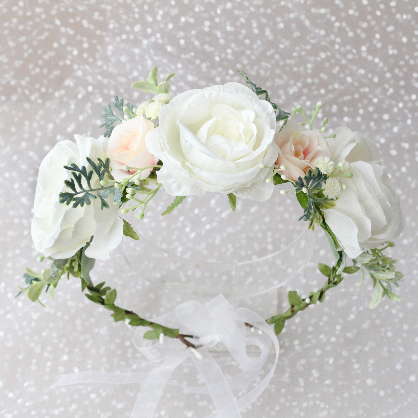 Elegant Peony Flower Crown Headband for Special Occasions