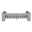 Elegant Twin Size Daybed with Shelves and Charging Station - Gray